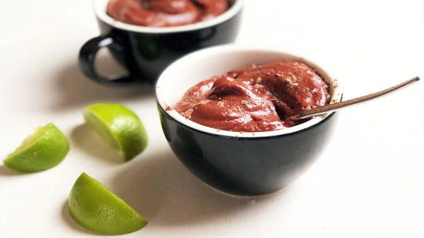 Avocado Chocolate Pudding with Lime and Collagen