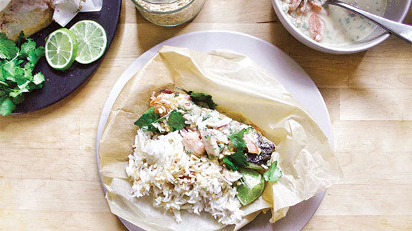 Baked Barramundi in Coconut Miti Sauce