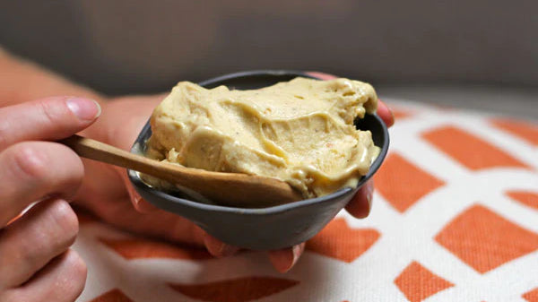 Banana and Crunchy Peanut Butter Ice-cream