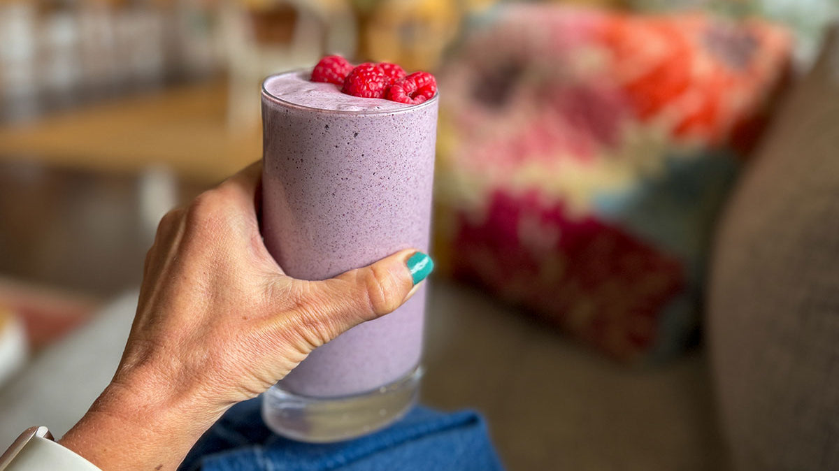 Berry, Lime and Vanilla Smoothie