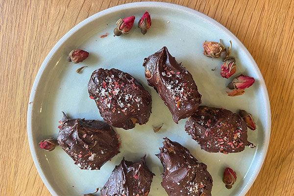 Blissful Cacao and Almond Medjool Dates with Sea Salt