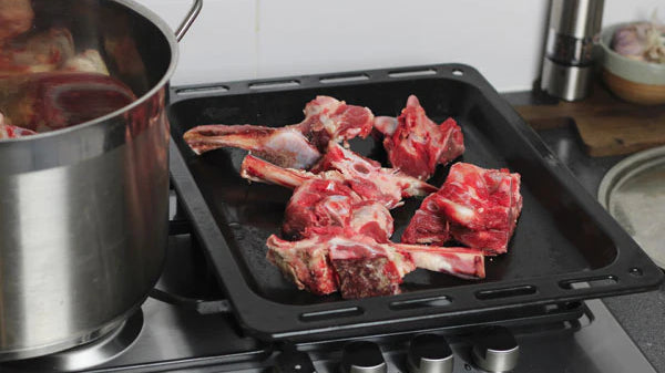 The health benefits of bone broth, and a recipe.