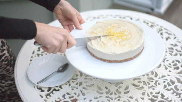 Creamy Vegan Lemon 'Cheesecake'