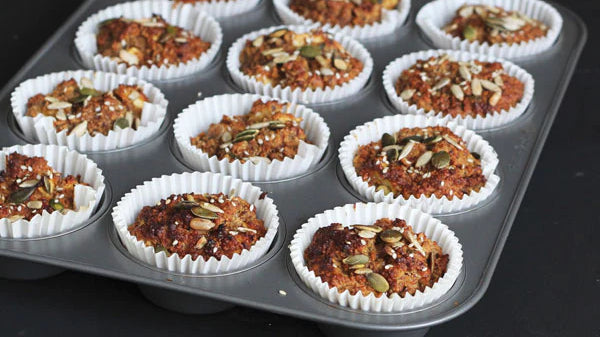 Nutty Coconut, Kaffir Lime, Apple & Mint Muffins