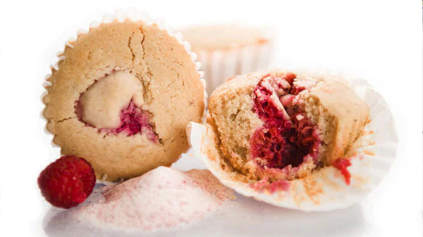 Skin-loving Raspberry Lemon Muffins