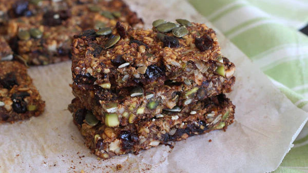 Cranberry & Pistachio Quinoa Bars