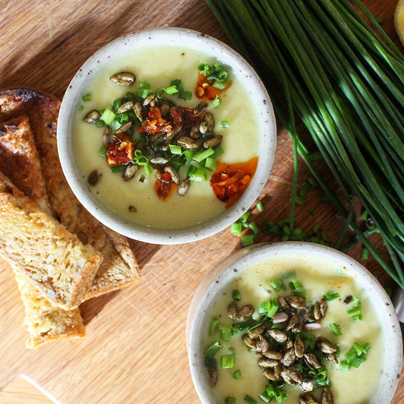 Creamy Parsnip & Cauliflower Soup with Collagen