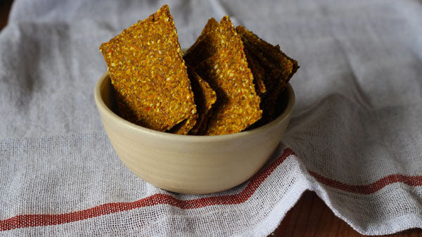 Raw Vegetable Juice Pulp Crackers
