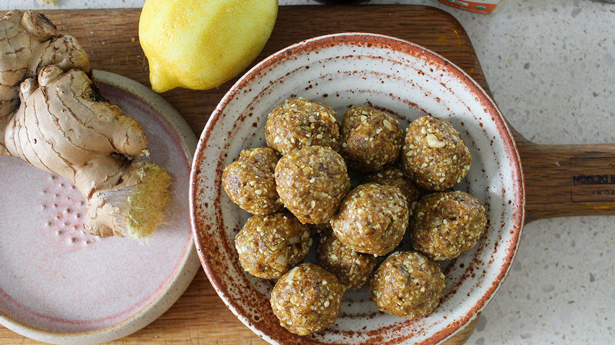 Ginger-Turmeric Energy Balls