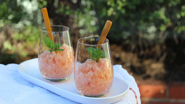 Pink Grapefruit, Apple & Mint Granita