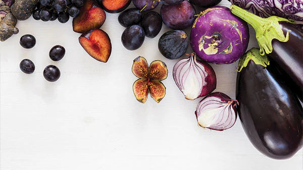 The health benefits of purple foods.