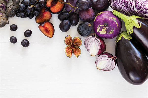 The health benefits of purple foods.