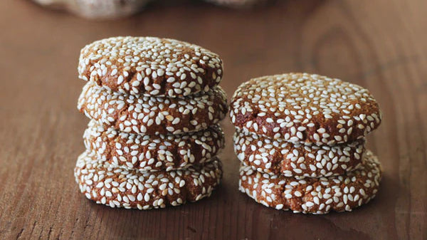 Honey Tahini Cashew Cookies