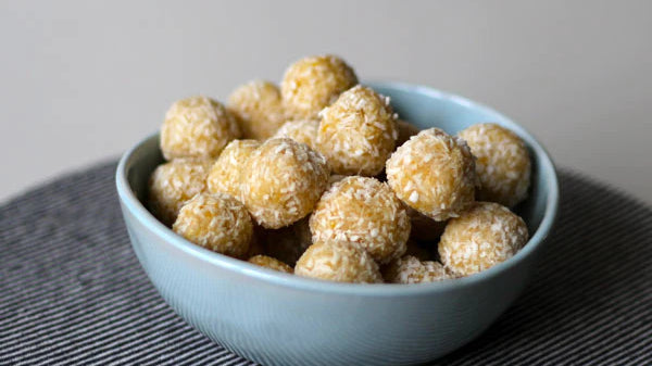 Lemony Coconut Cake Balls (and why we should love cashew nuts).