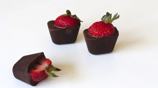 Choc Strawberry Love Bites