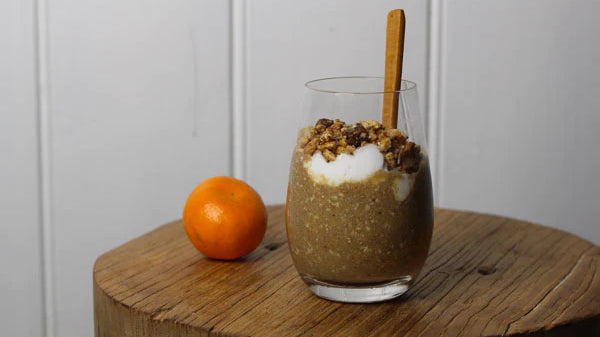 Dairy Free Mandarin & Lucuma Chia Parfait