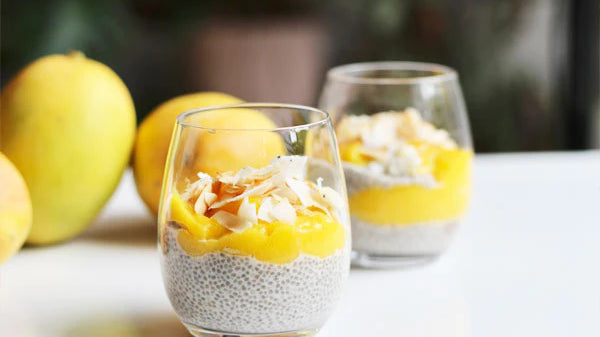 Mango & Raspberry Chia Pudding