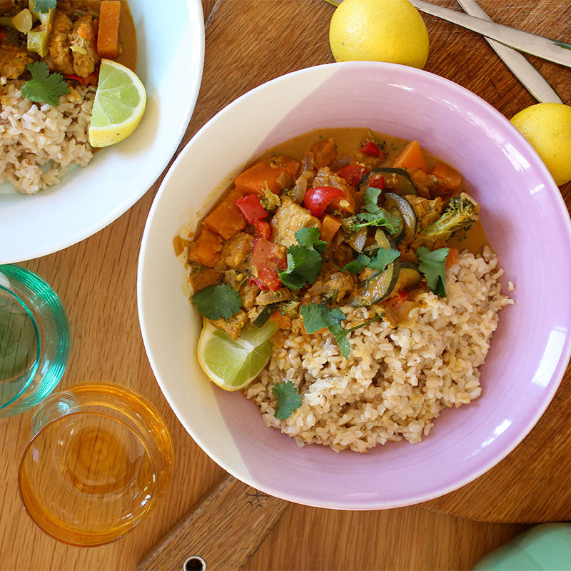 Menopause-Supporting Tempeh & Veggie Coconut Curry