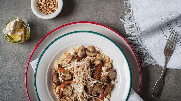 Millet and Mushroom Risotto