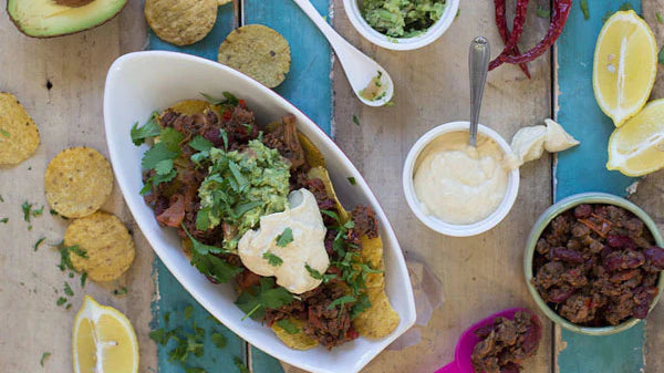Dairy Free Nachos, a recipe by Jessica Cox.