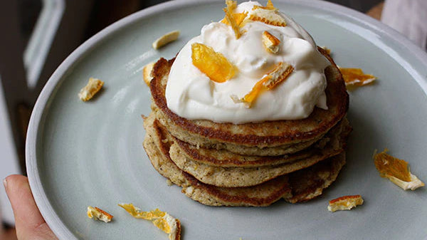Orange, Coconut and Almond Meal Hot Cakes