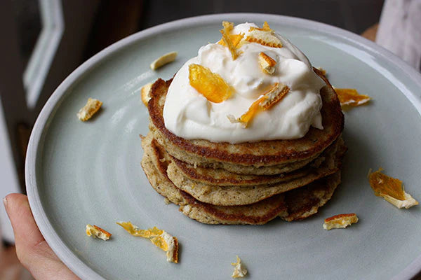 Orange, Coconut and Almond Meal Hot Cakes