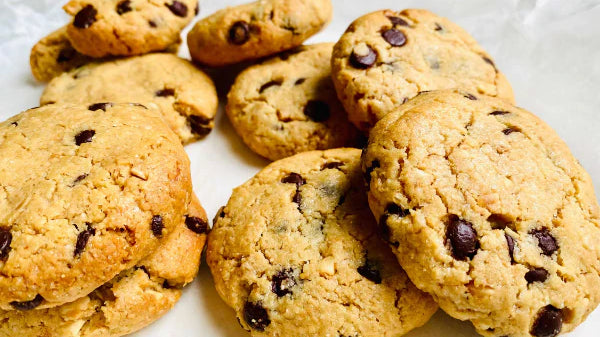 Peanut Butter Choc Chip Cookies