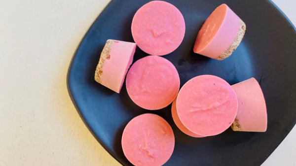 Raspberry Cheesecake Mini Ice-Creams