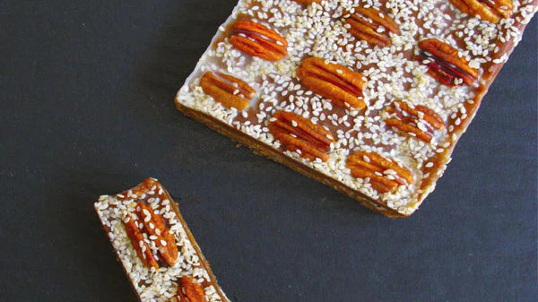 Raw Salted Caramel & Pecan Slice
