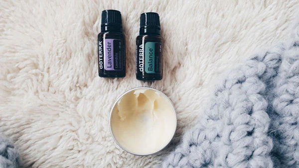 Relaxing baby massage balm.