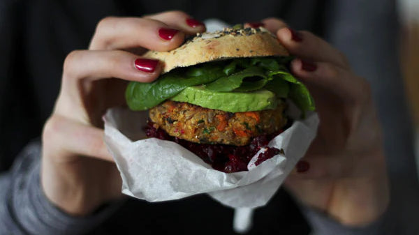 Spicy Sunflower Seed Veggie Burgers