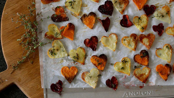 A Crispy Root Vegetable Threesome