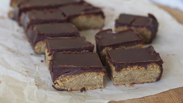 Vegan Nutty Chickpea Blondies