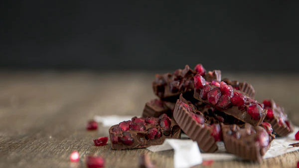 Raw Chocolate Pomegranate Clusters