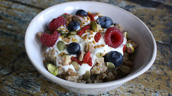 Steaming Hot Cinnamon Quinoa Porridge