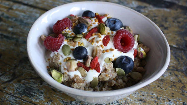 Steaming Hot Cinnamon Quinoa Porridge