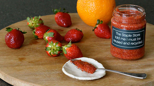 Strawberry, Orange and Vanilla Chia Jam