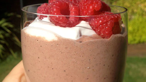 Very Berry Chocolate Chia Breakfast Mousse