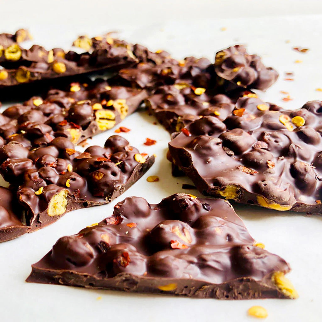 Chickpea Chocolate Bark