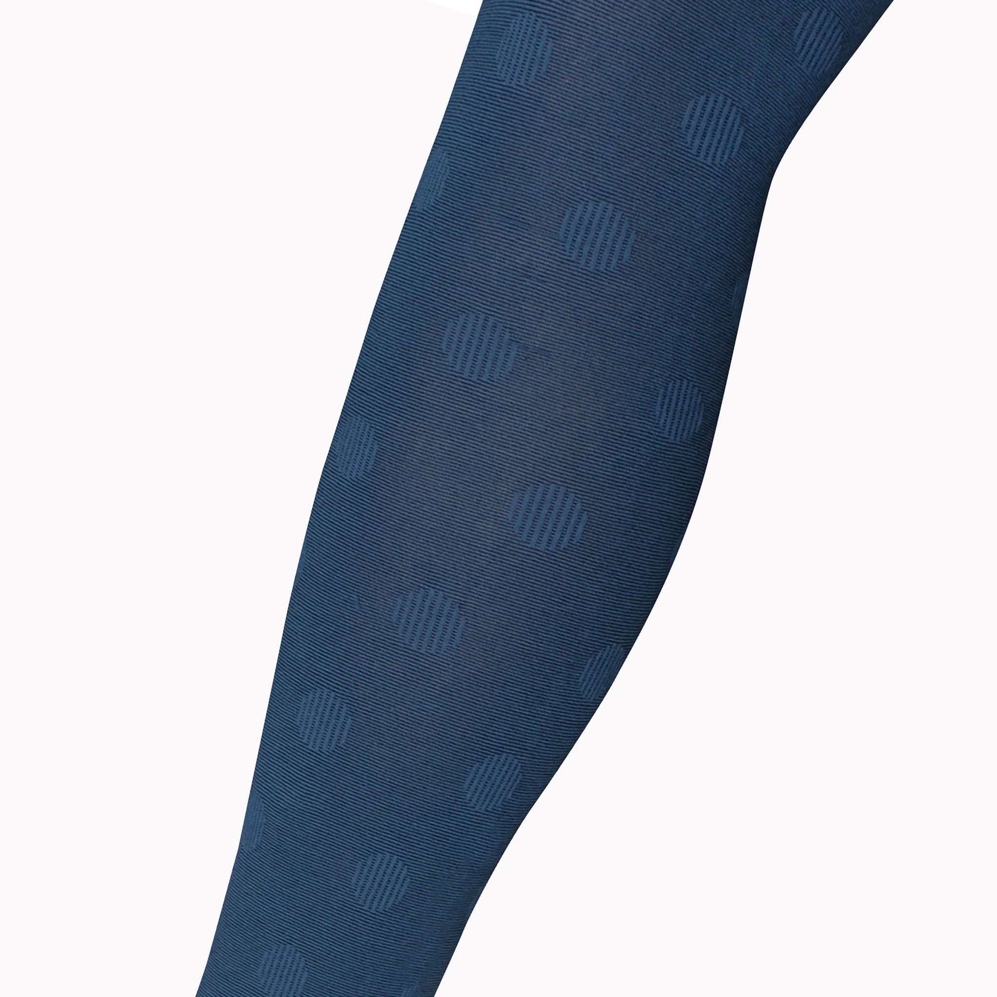 Tightology Cotton 'Cirque' tights in Navy