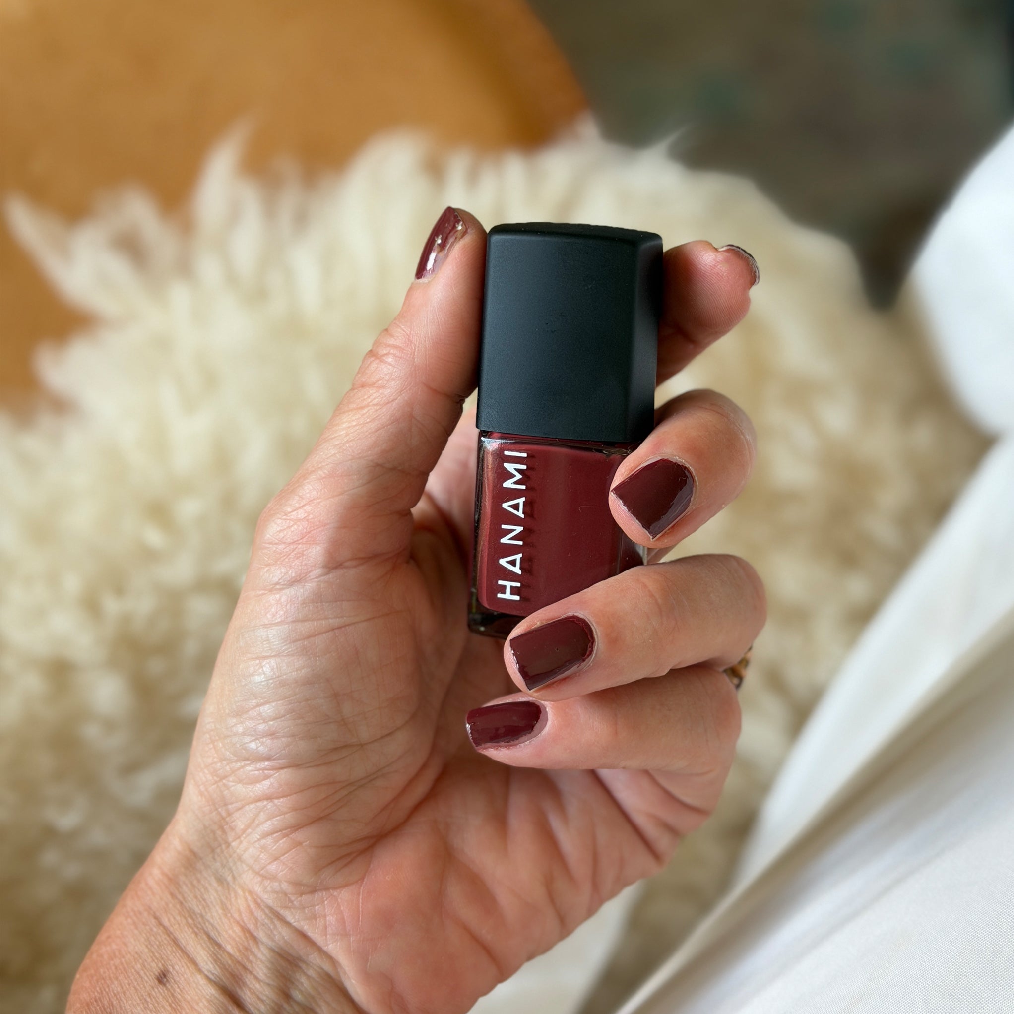 Amy wearing Hanami Nail Polish - Cortez