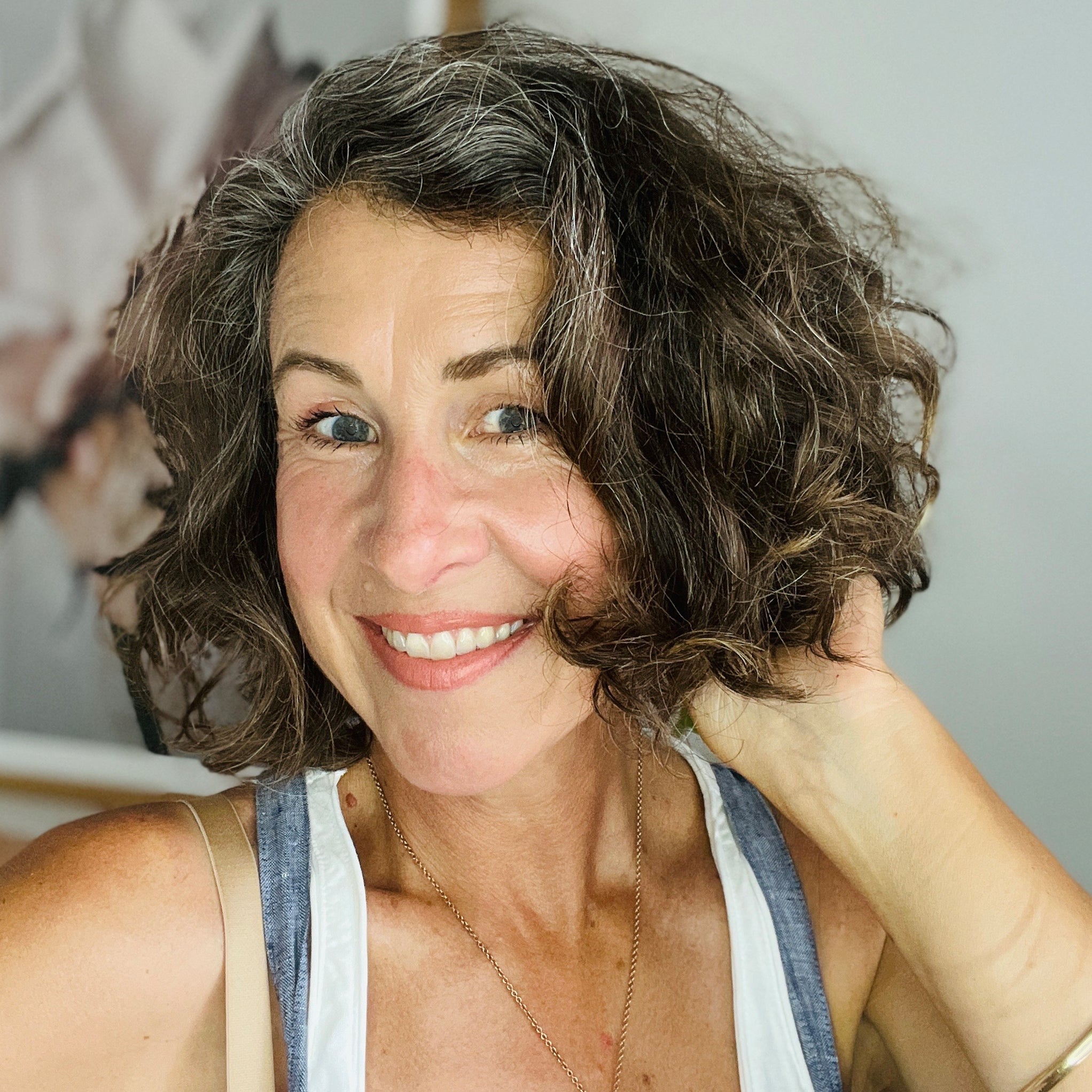 Amy uses Crown Curly hair products