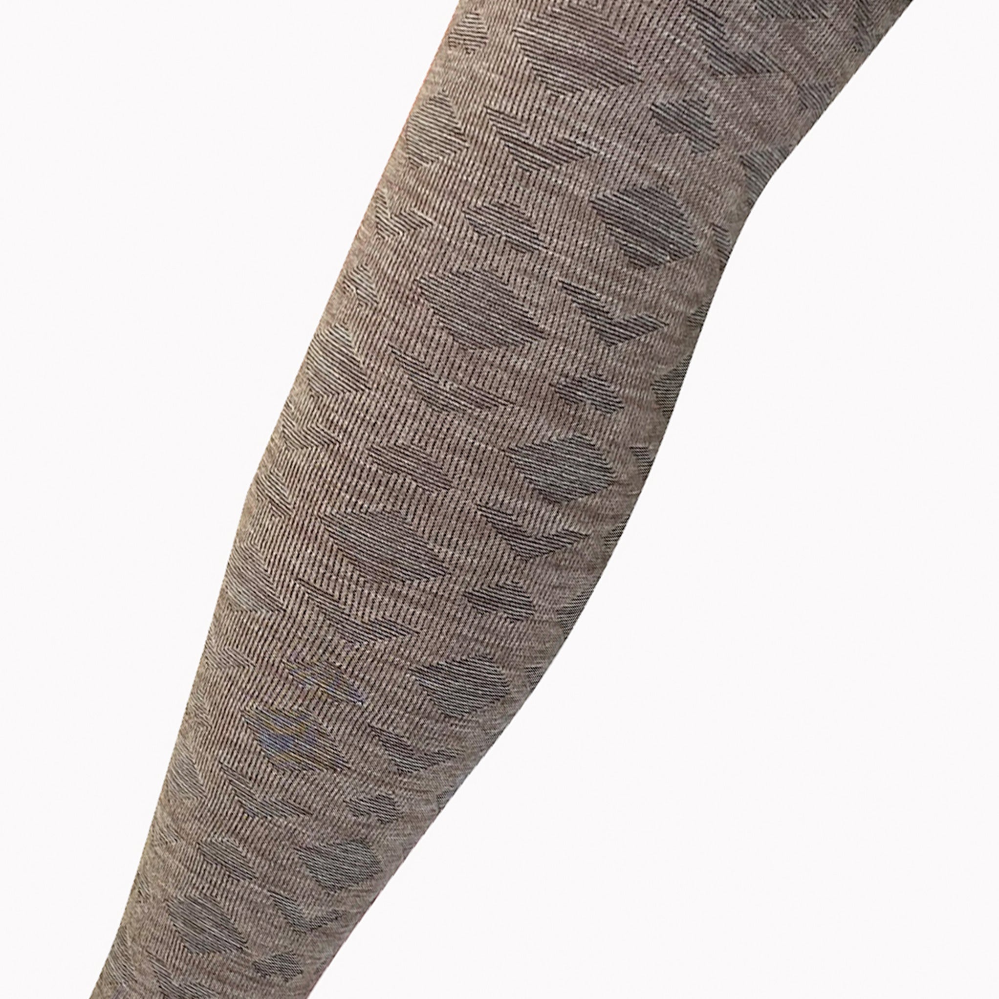 Tightology Merino Wool Deco Tights in Brown