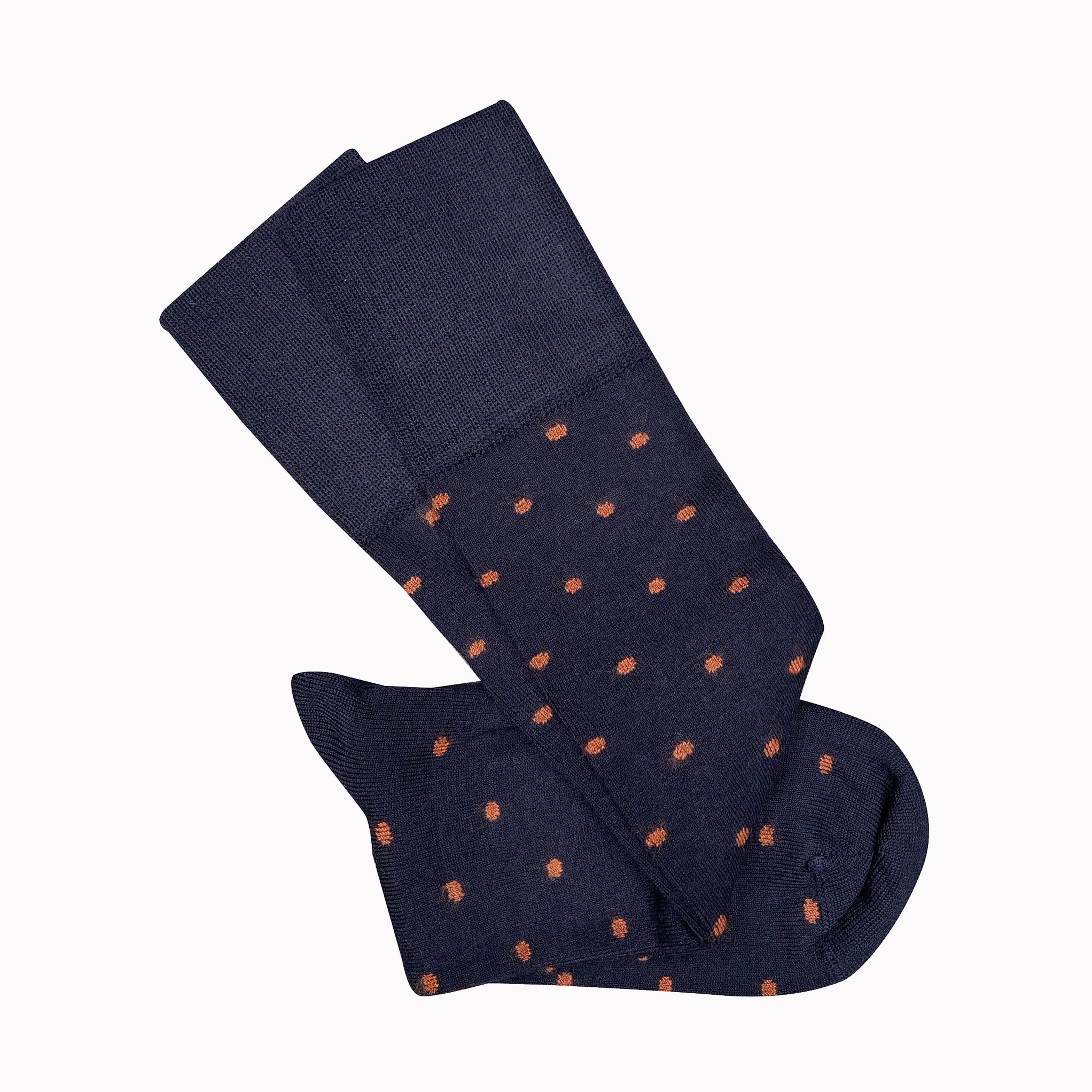 Tightology Midnight 'Dotty' Merino Wool Knee Length Socks