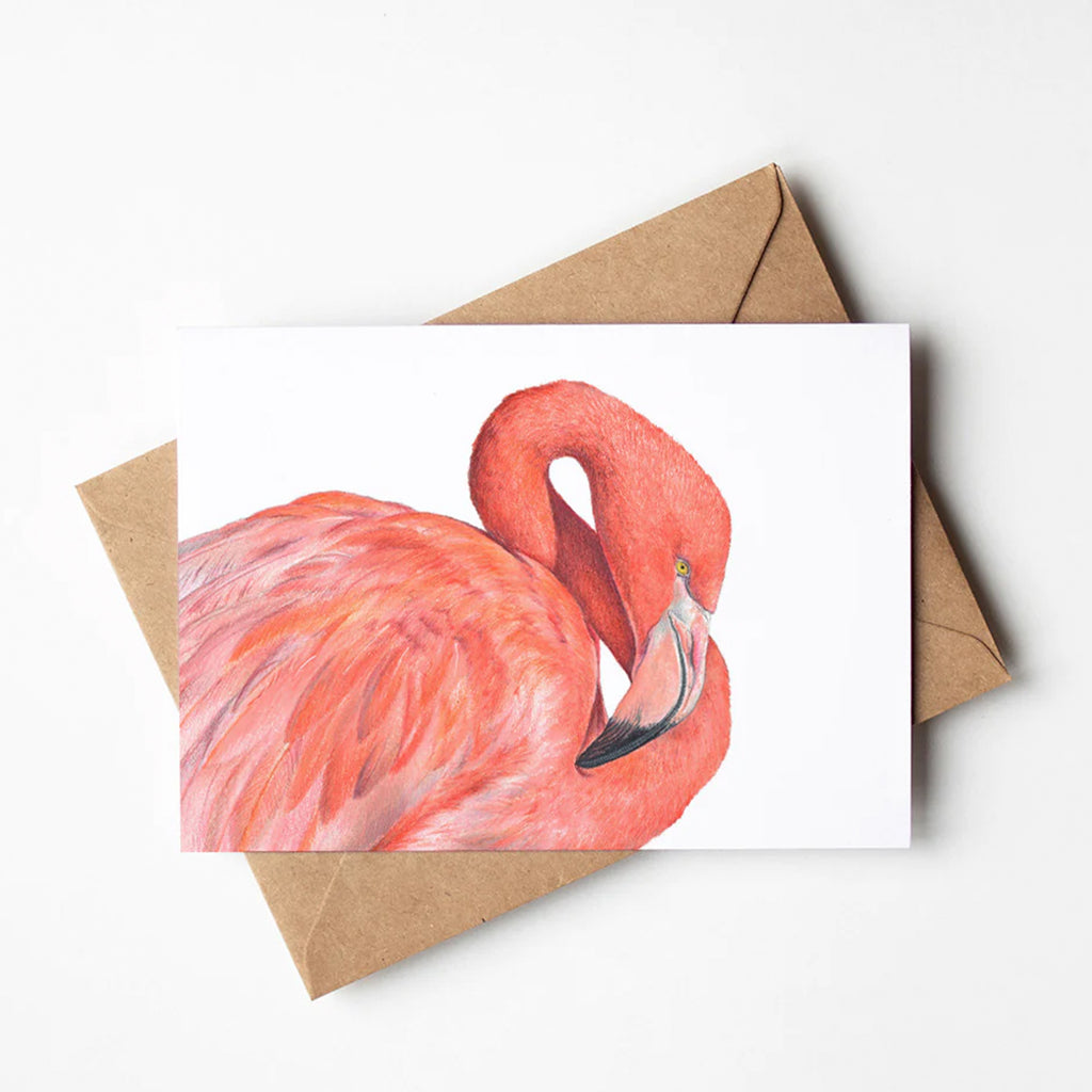 Great Flamingo Greeting Card
