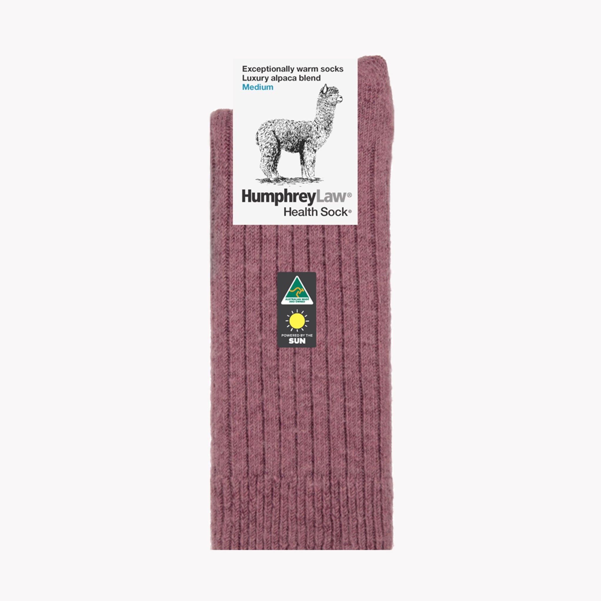 Humphrey Law Health Sock - Old Rose