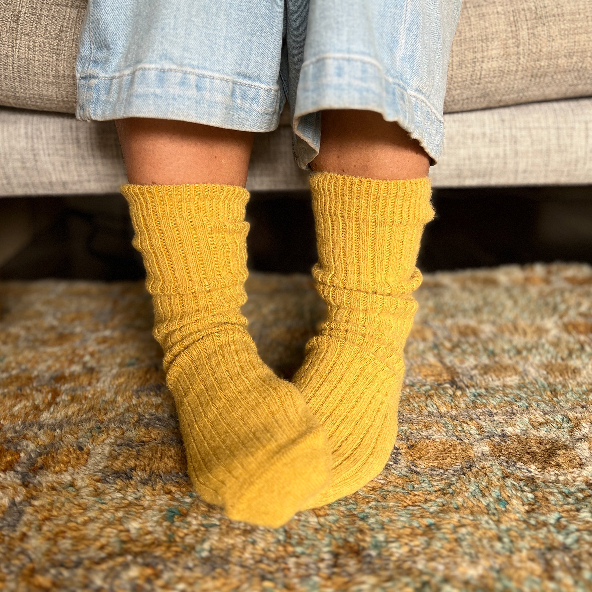 Humphrey Law Health Sock - Empire Yellow