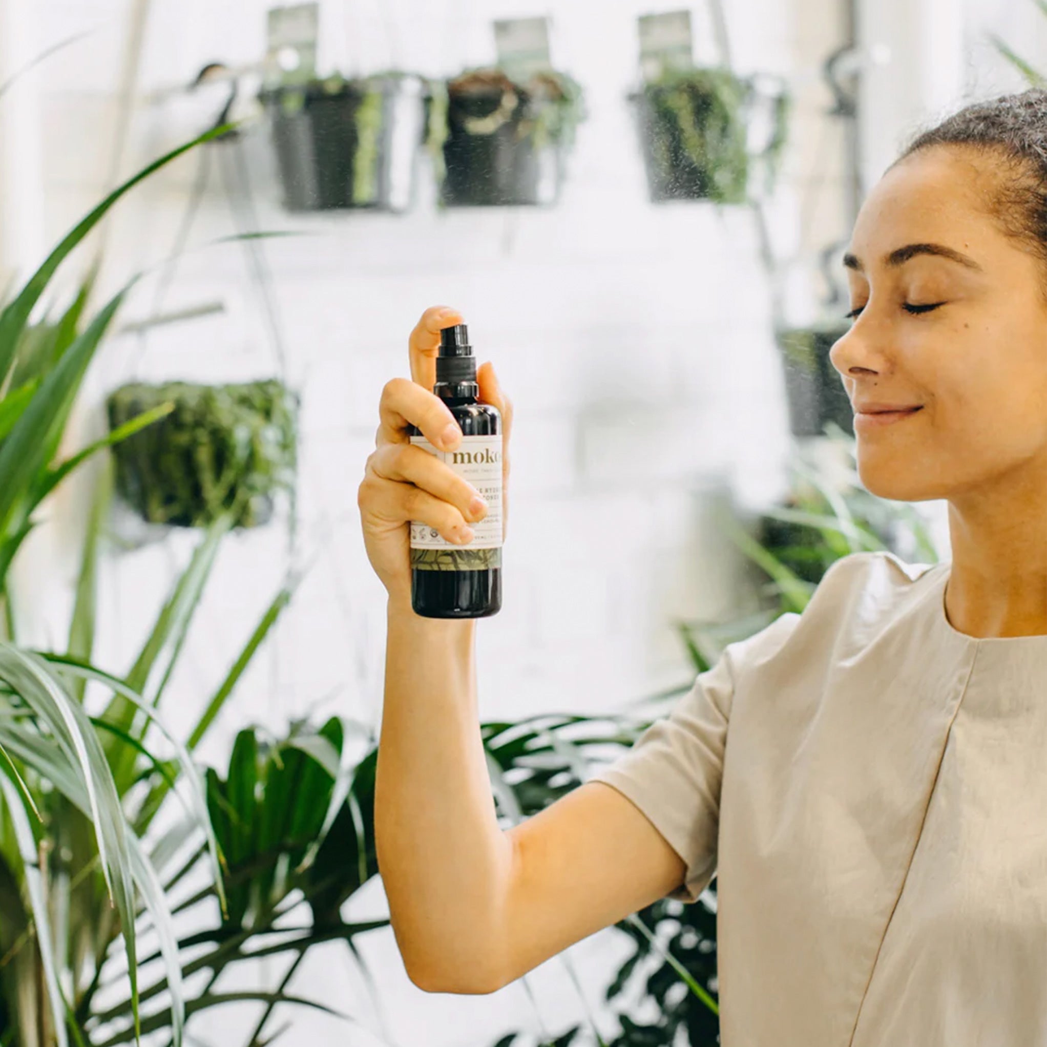 Mokosh Pure Hydosol Toner can be used on your face