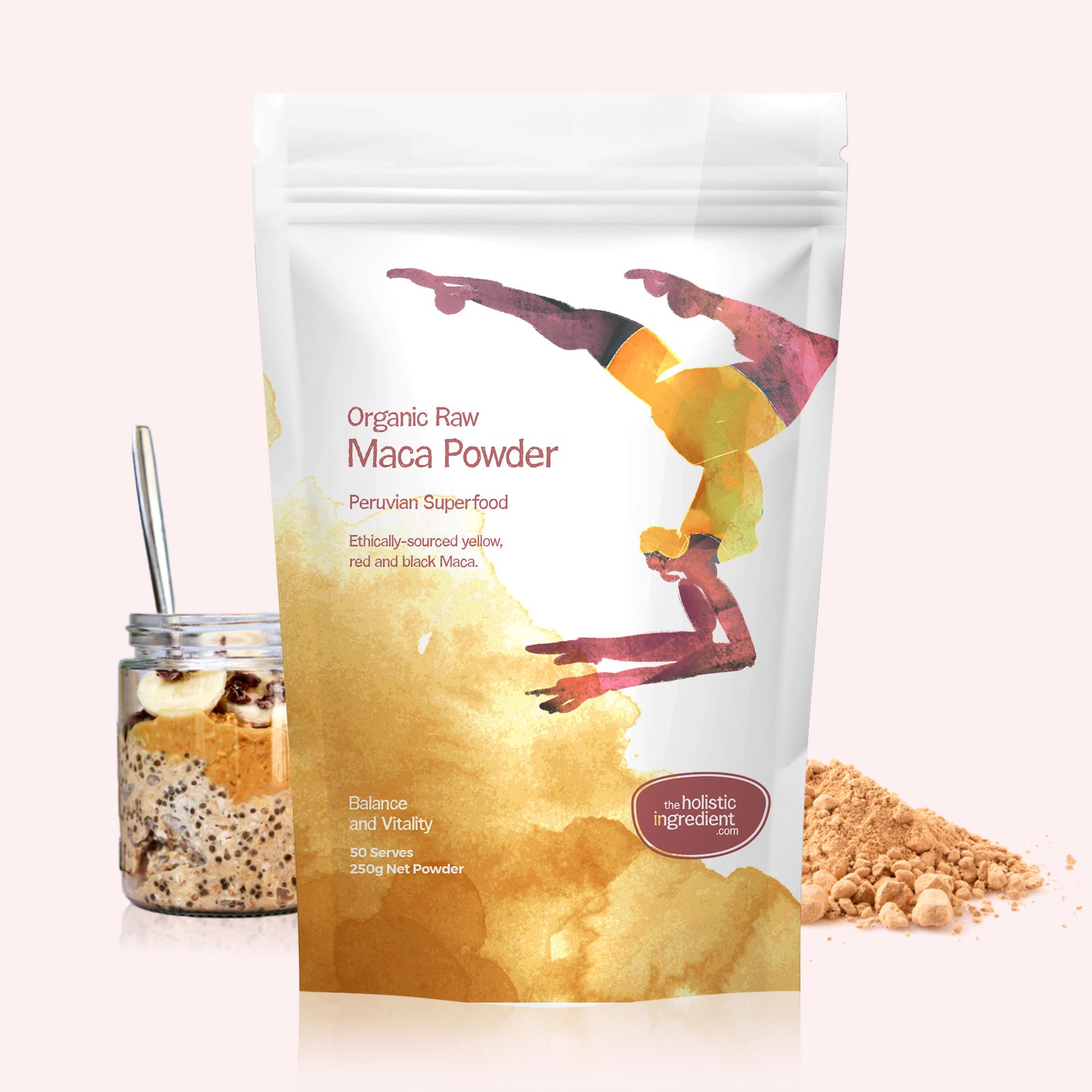 The Holistic Ingredient Organic Raw Maca Powder