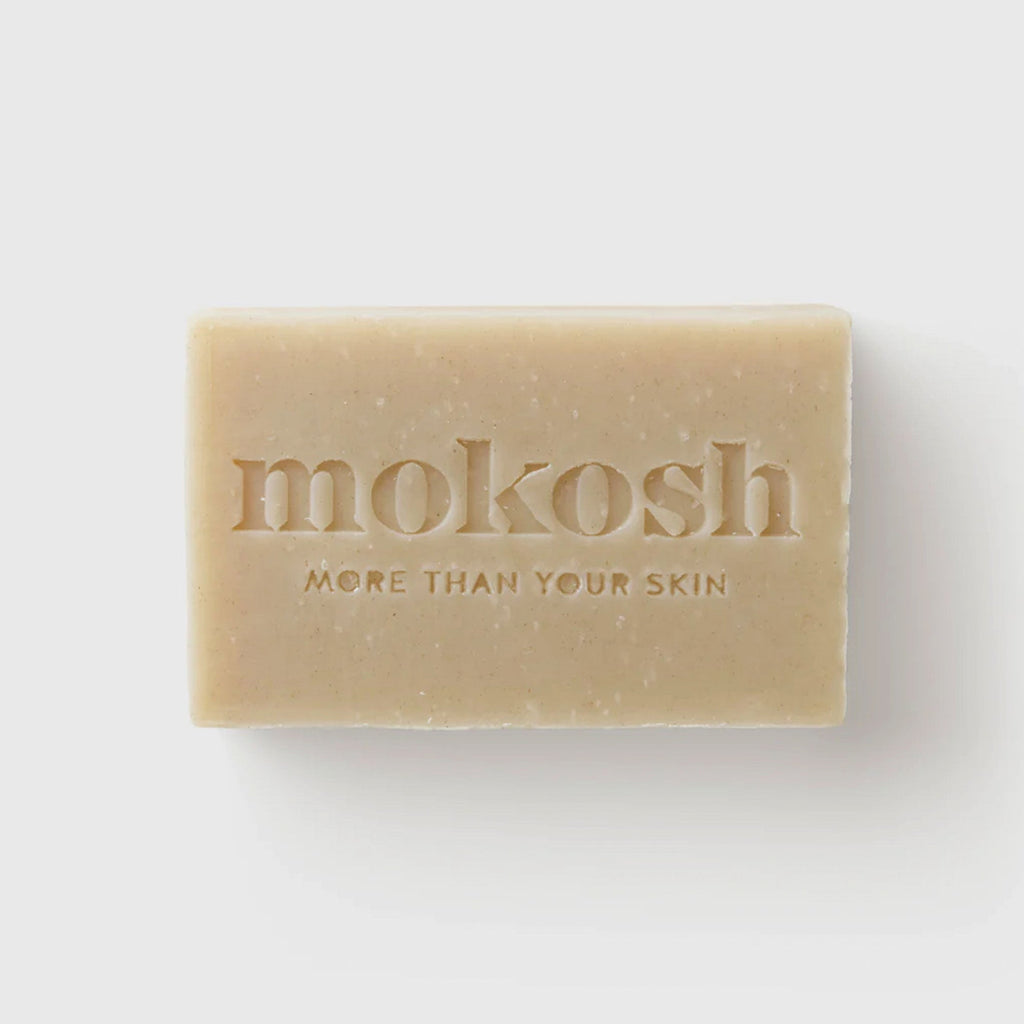 A bar of Mokosh handmade organic soap